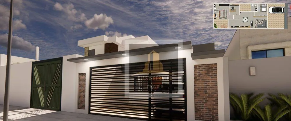 Casa, 3 quartos, 88 m² - Foto 2