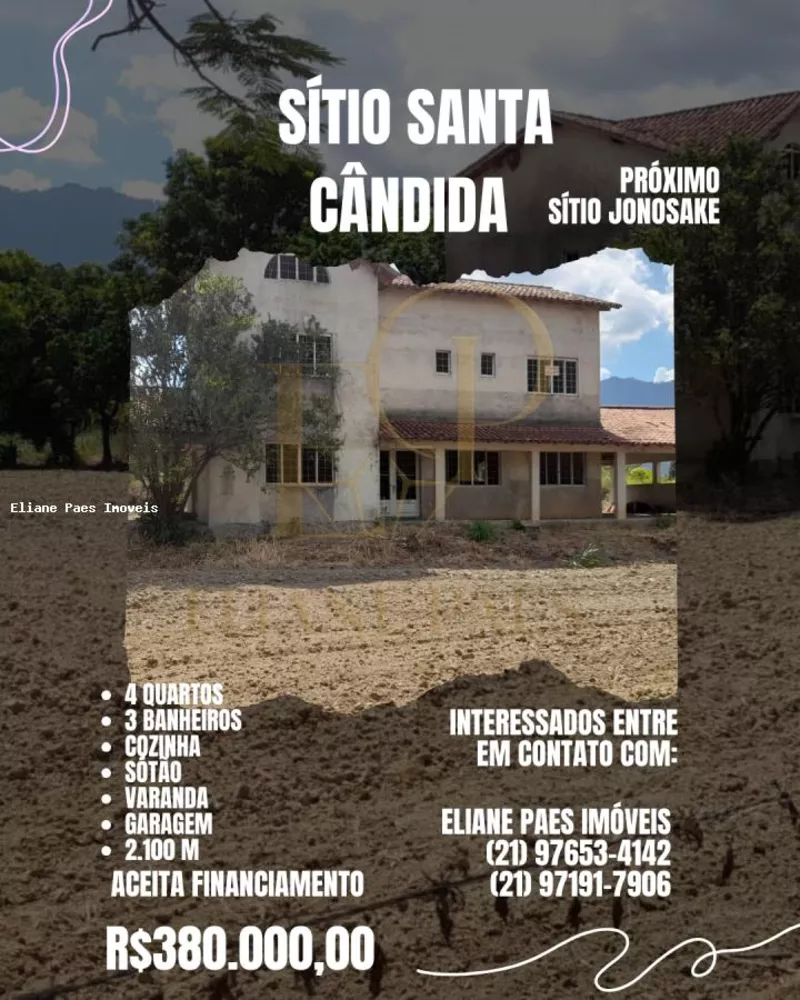 Sítio, 4 quartos, 2100 m² - Foto 1