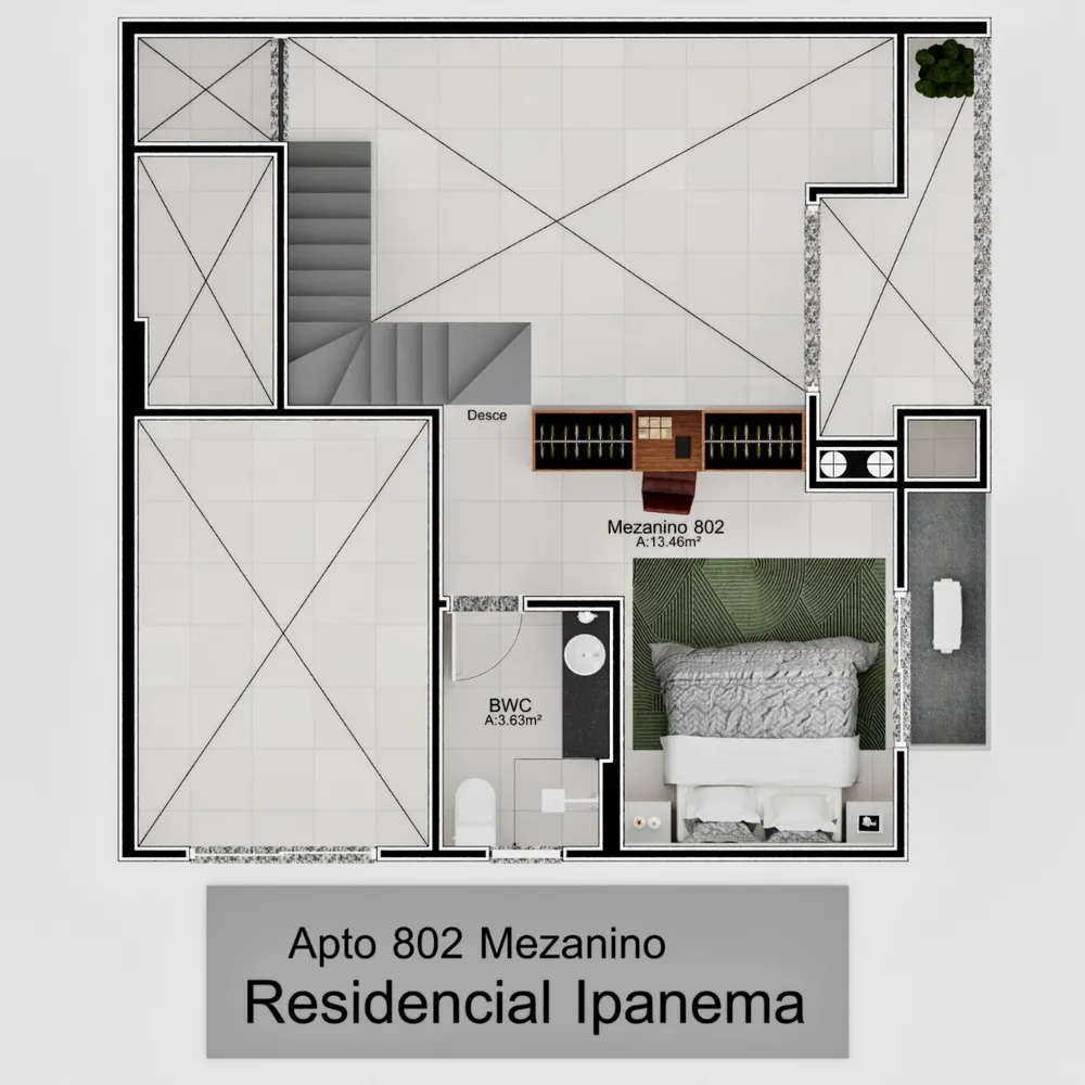 Apartamento, 2 quartos, 89 m² - Foto 2