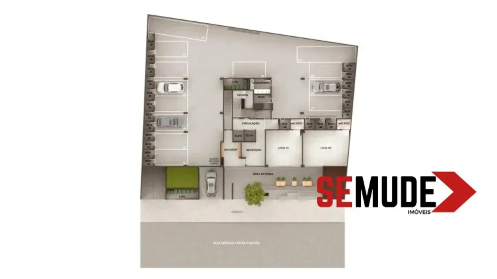 Loja-Salão, 44 m² - Foto 14
