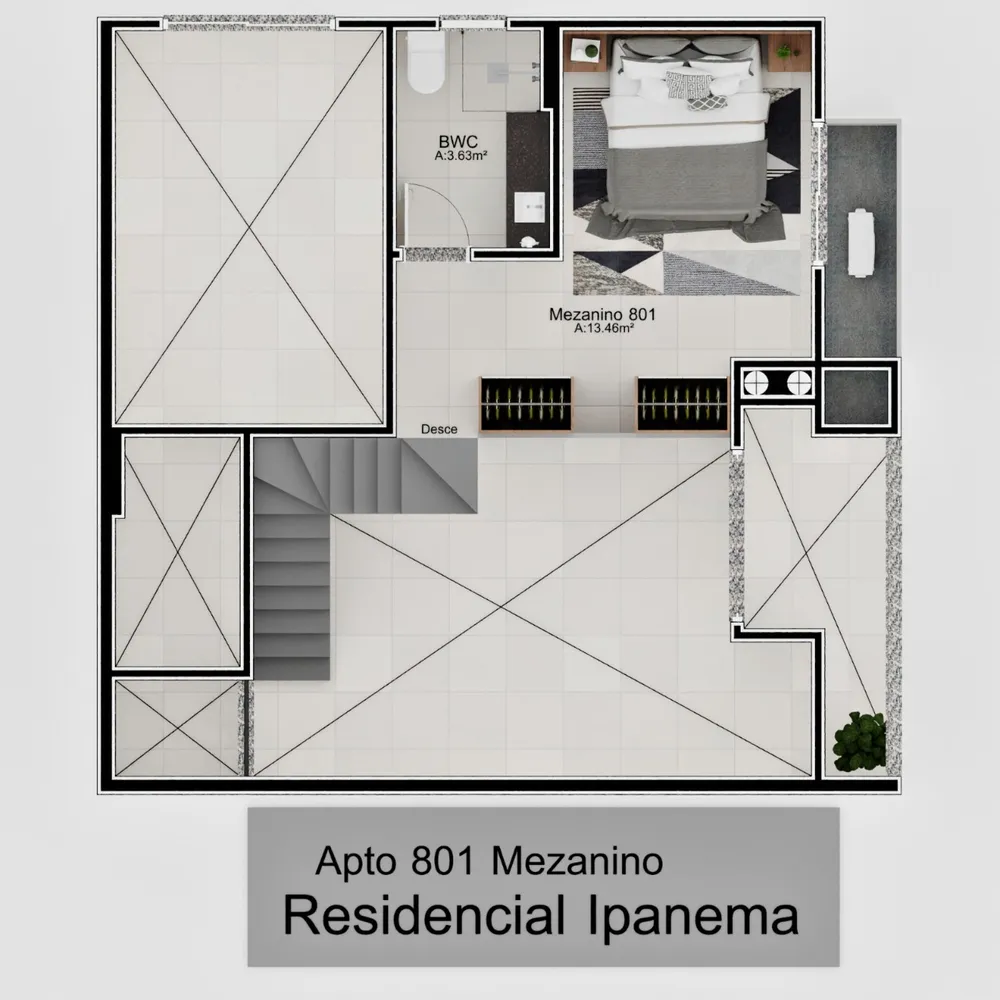 Apartamento, 2 quartos, 88 m² - Foto 2
