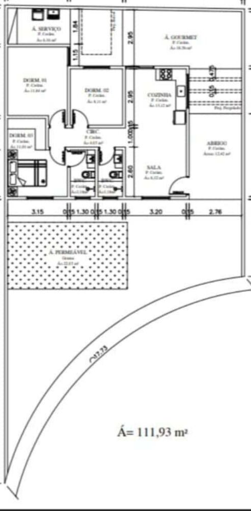 Casa, 3 quartos, 110 m² - Foto 3