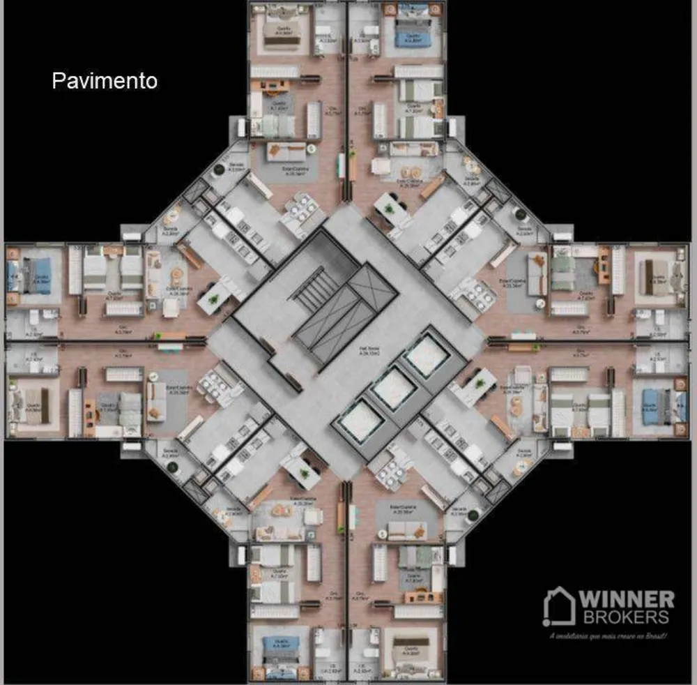 Apartamento, 2 quartos, 54 m² - Foto 7