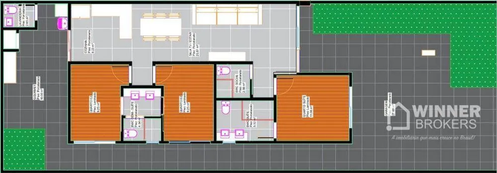 Casa, 3 quartos, 125 m² - Foto 15