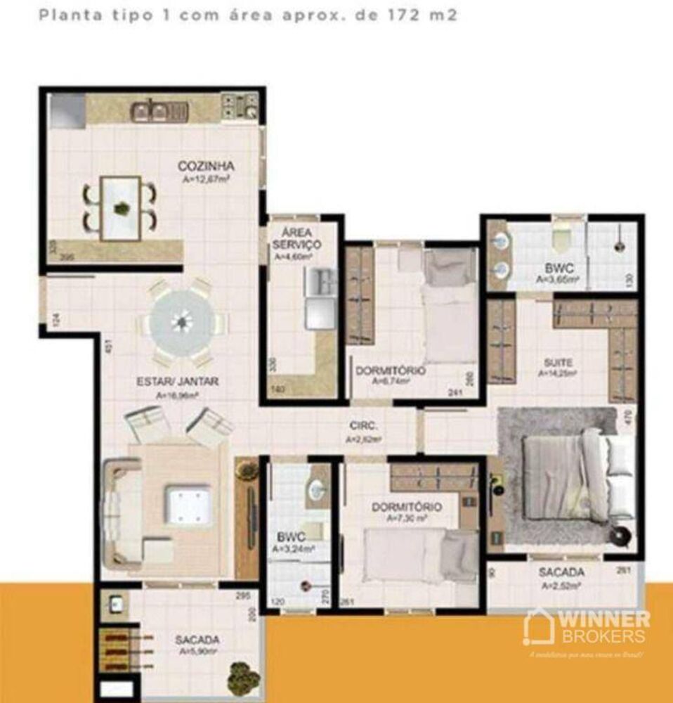 Apartamento, 3 quartos, 9314 m² - Foto 11