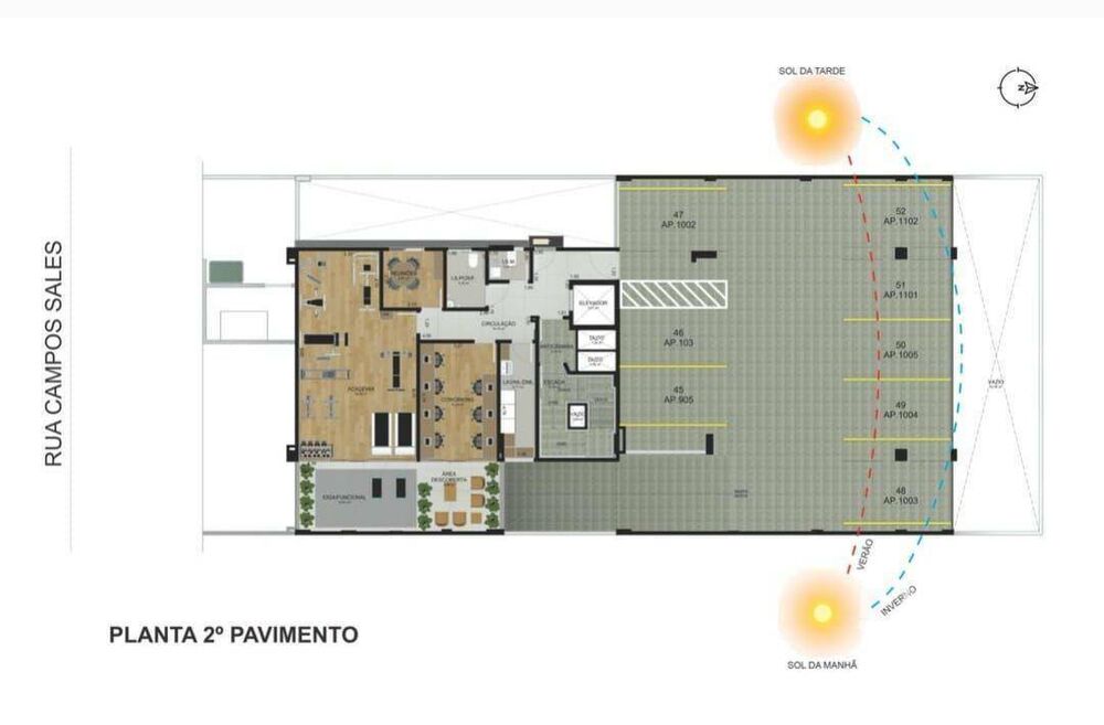 Apartamento à venda com 1 quarto, 34m² - Foto 7