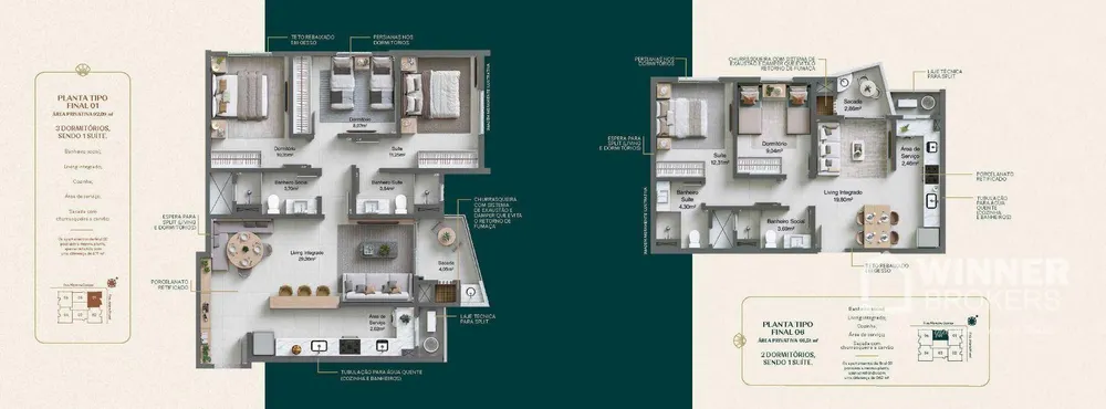 Apartamento, 3 quartos, 101 m² - Foto 5