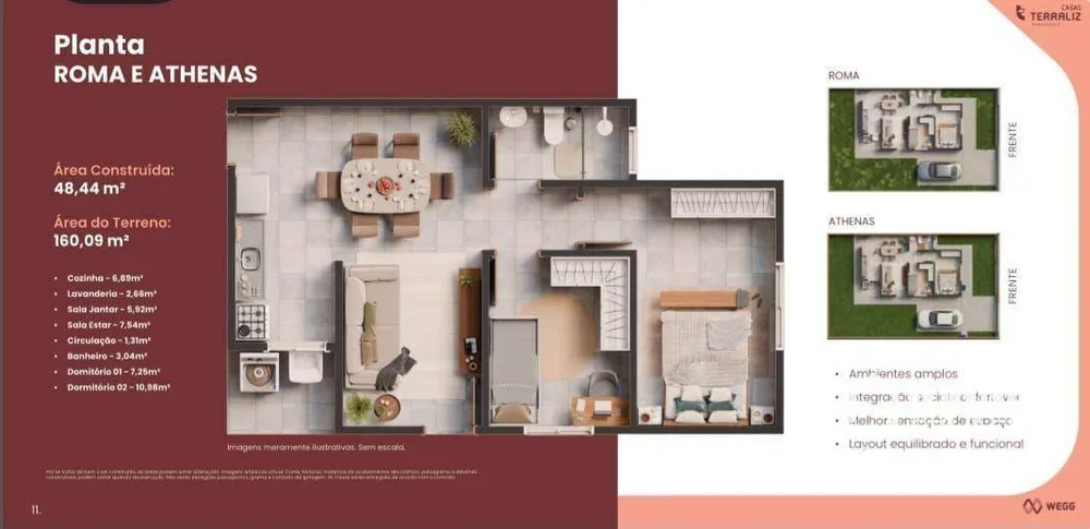 Casa de Condomínio, 2 quartos - Foto 2