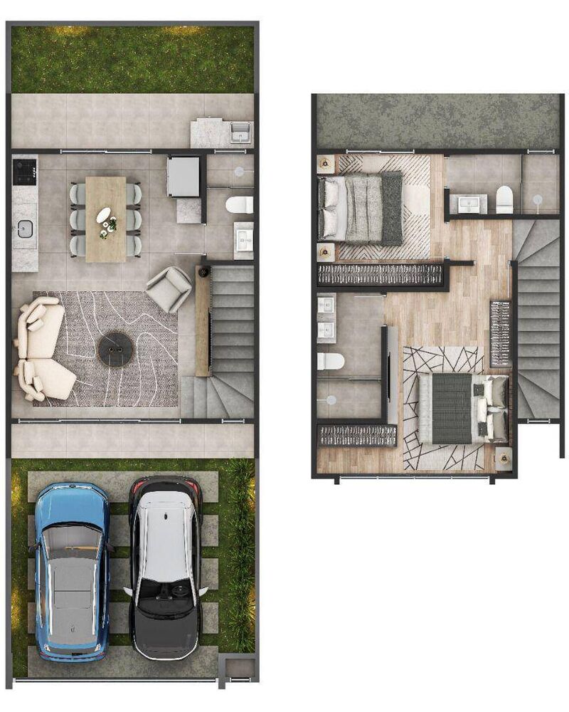 Sobrado, 2 quartos, 67 m² - Foto 6