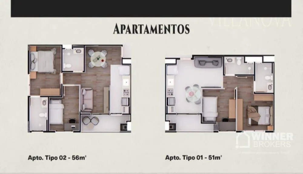 Apartamento, 2 quartos, 51 m² - Foto 8