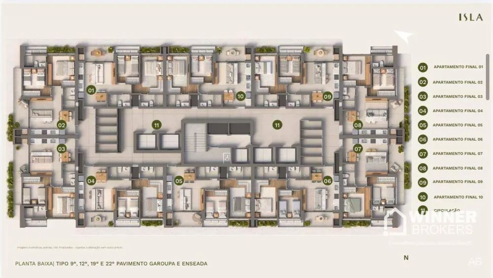 Apartamento, 2 quartos, 62 m² - Foto 8