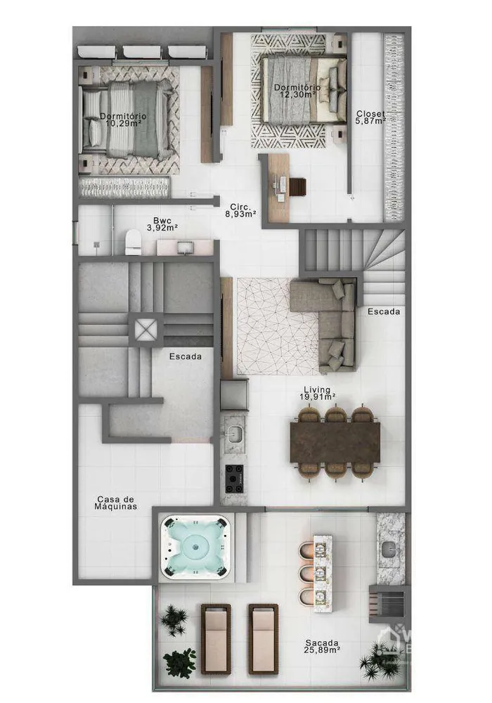 Apartamento, 4 quartos, 201 m² - Foto 7
