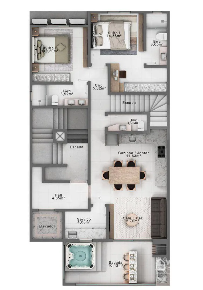 Apartamento, 4 quartos, 201 m² - Foto 8