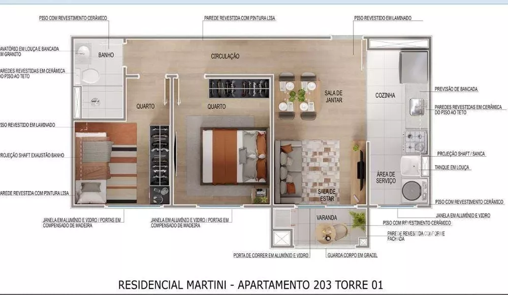 Apartamento à venda com 2 quartos, 44m² - Foto 8