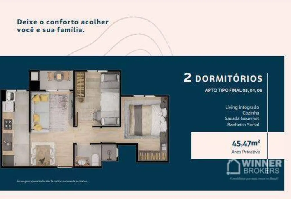 Apartamento, 2 quartos, 45 m² - Foto 11
