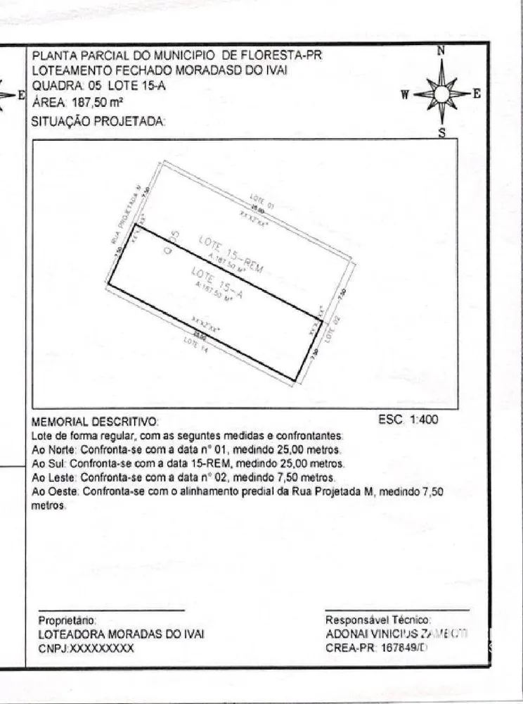 Loteamento e Condomínio, 187 m² - Foto 5
