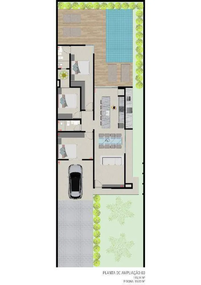 Casa, 3 quartos, 116 m² - Foto 7