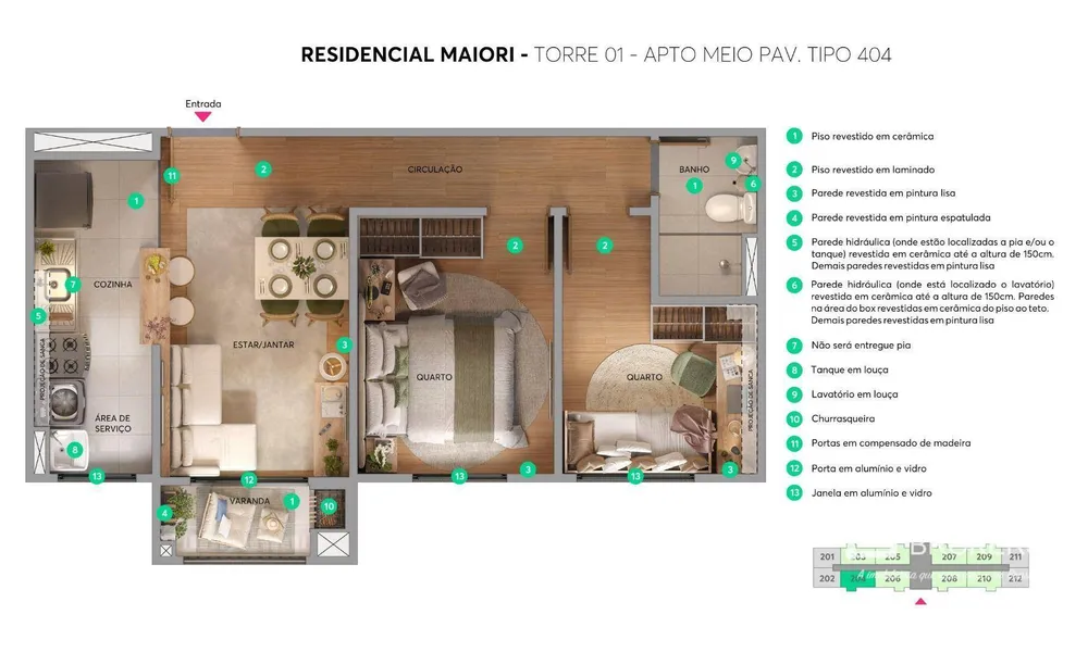 Apartamento, 2 quartos, 65 m² - Foto 10