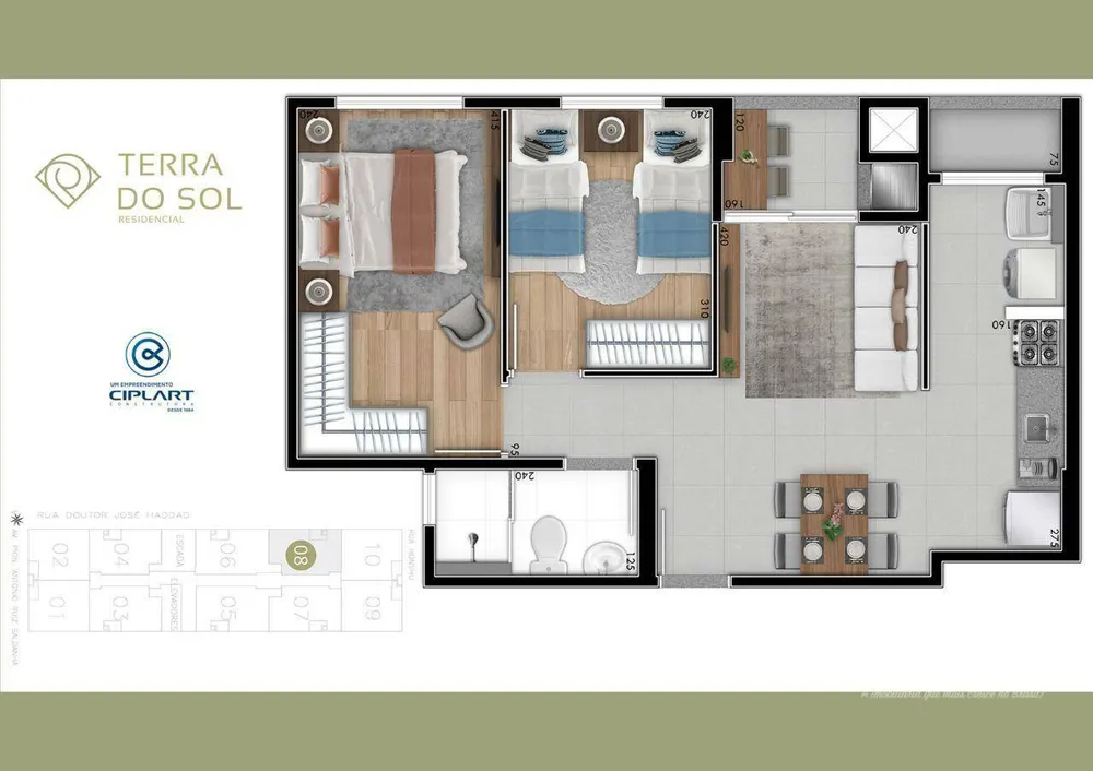 Apartamento, 2 quartos, 51 m² - Foto 12