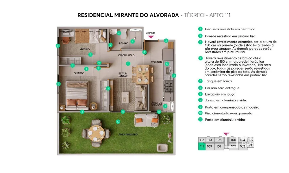 Apartamento, 2 quartos, 44 m² - Foto 10