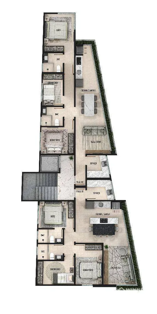 Apartamento, 3 quartos, 70 m² - Foto 8