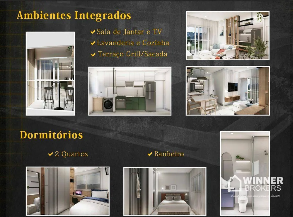 Apartamento, 2 quartos, 49 m² - Foto 1