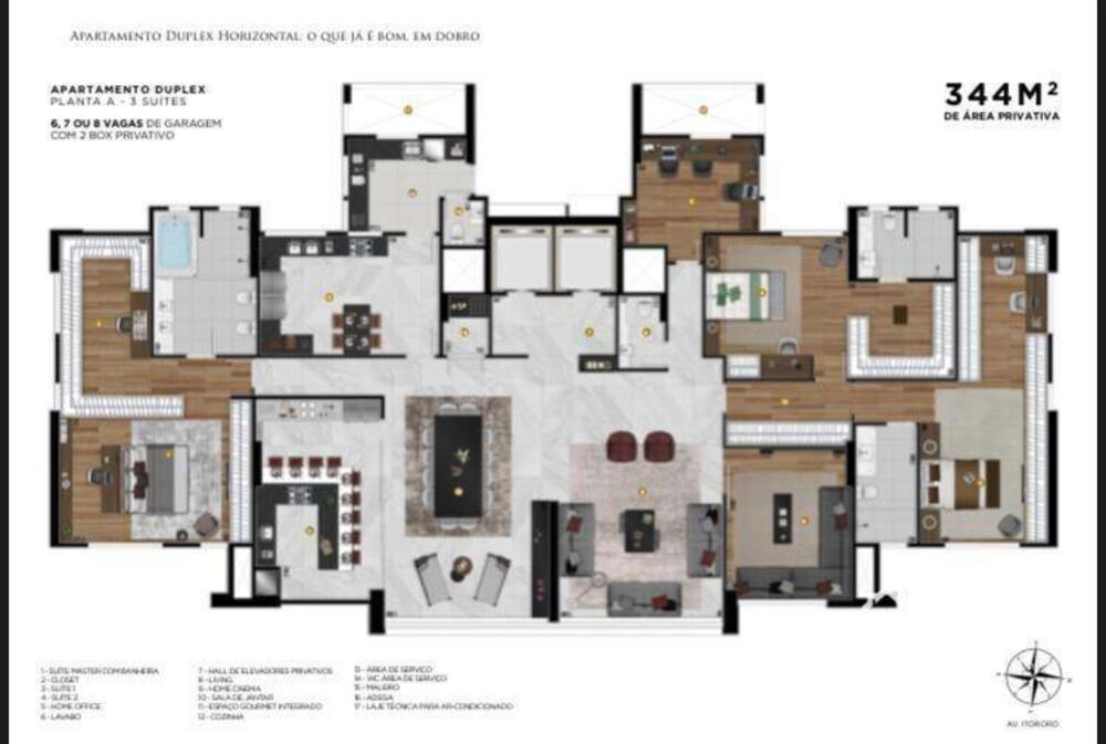 Apartamento, 3 quartos, 171 m² - Foto 11