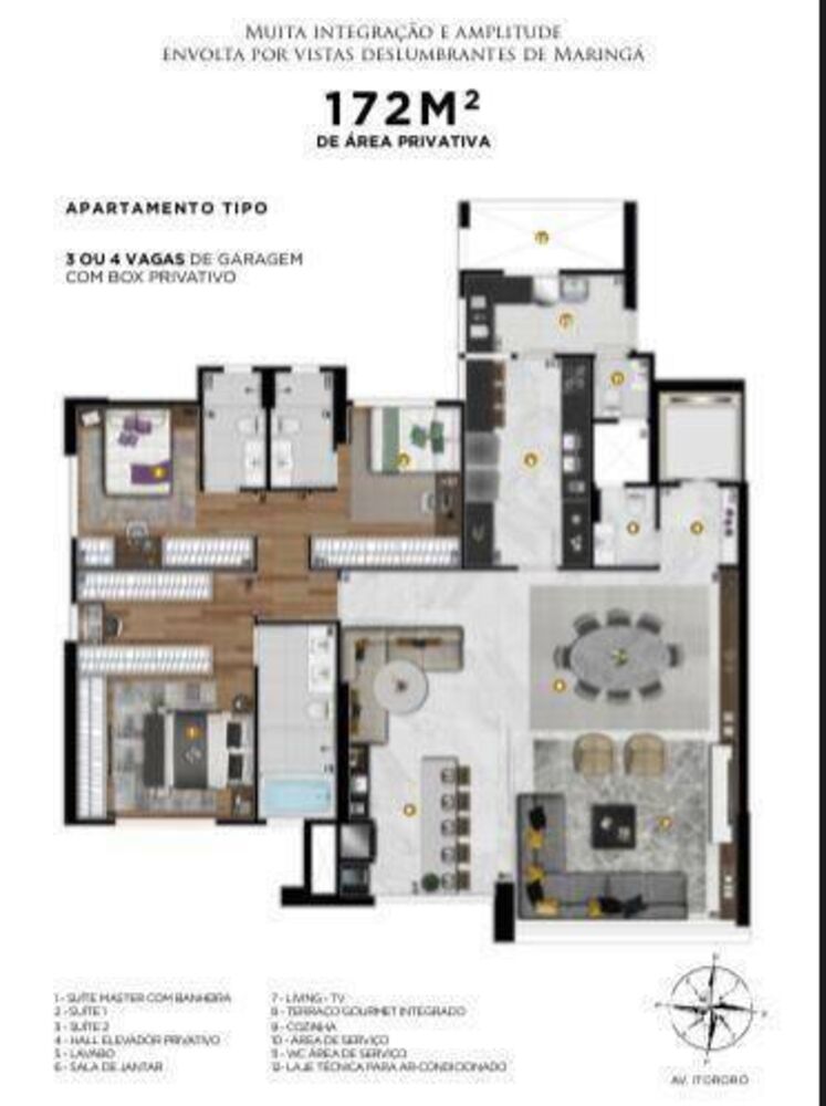 Apartamento, 3 quartos, 171 m² - Foto 10