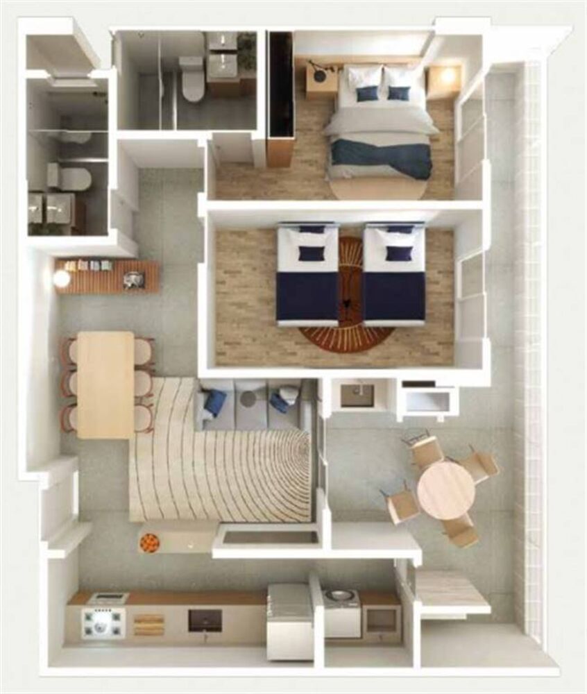 Apartamento, 2 quartos, 66 m² - Foto 2