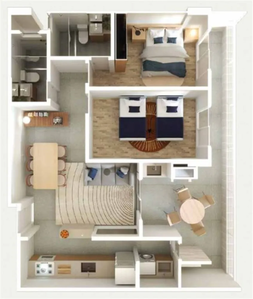 Apartamento, 2 quartos, 66 m² - Foto 9