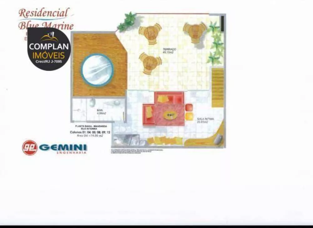 Cobertura, 2 quartos, 141 m² - Foto 1