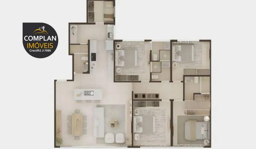 Apartamento, 4 quartos, 156 m² - Foto 12
