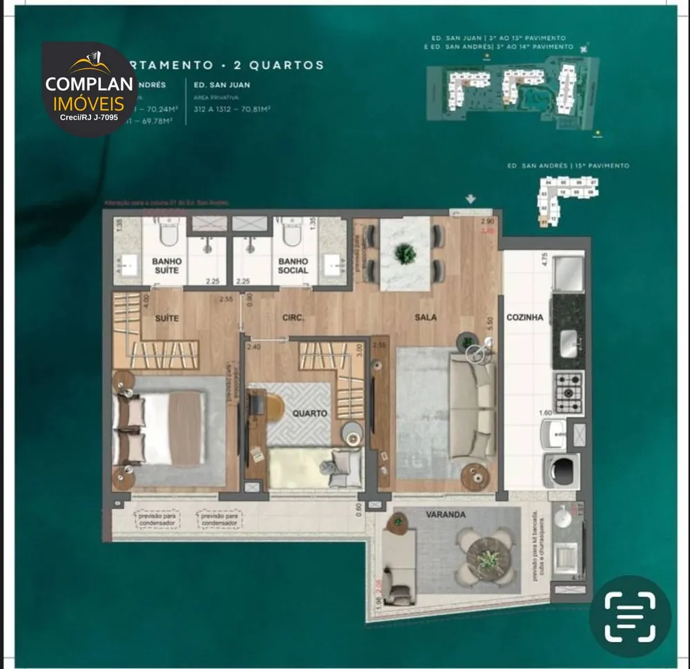 Apartamento, 2 quartos, 69 m² - Foto 18