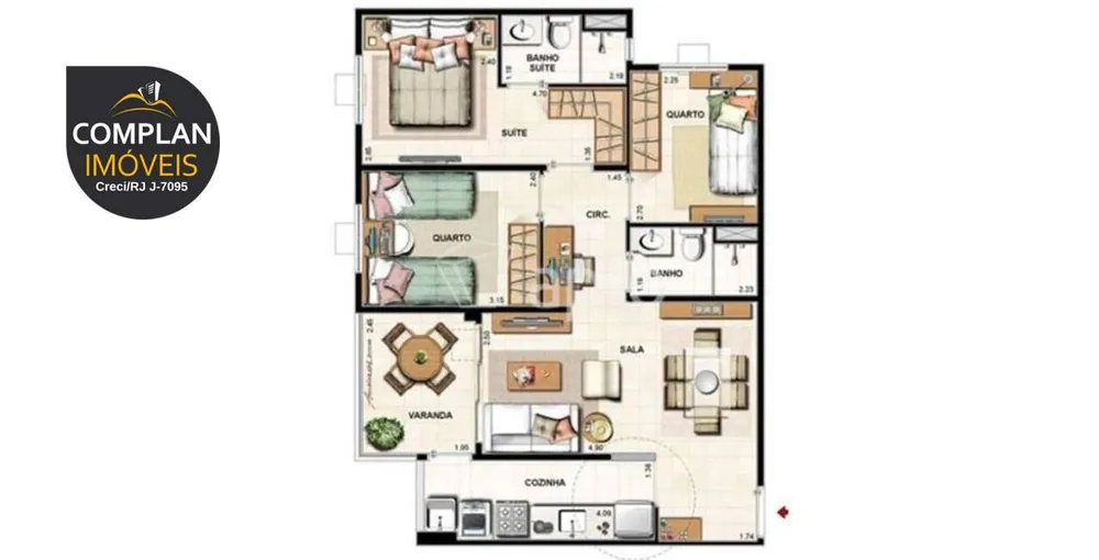 Apartamento, 3 quartos, 67 m² - Foto 29