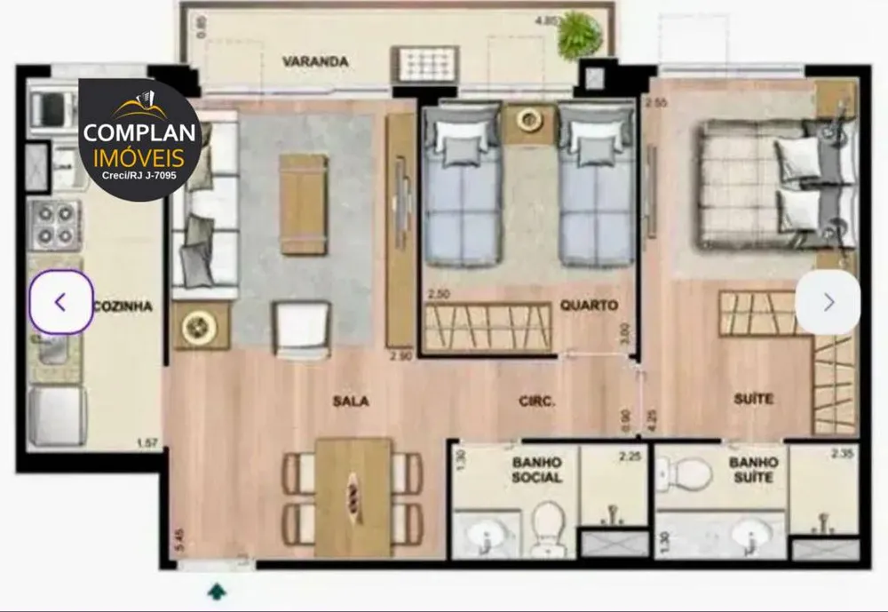 Apartamento, 2 quartos, 68 m² - Foto 17