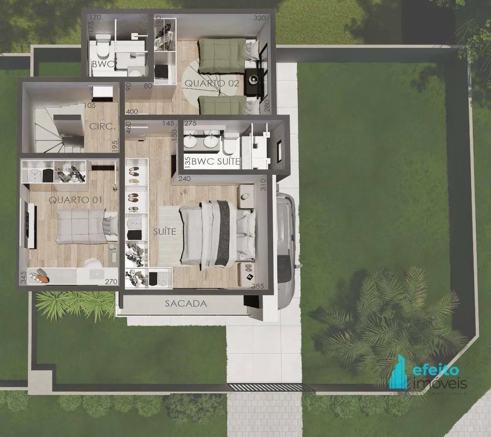Sobrado, 3 quartos, 109 m² - Foto 2