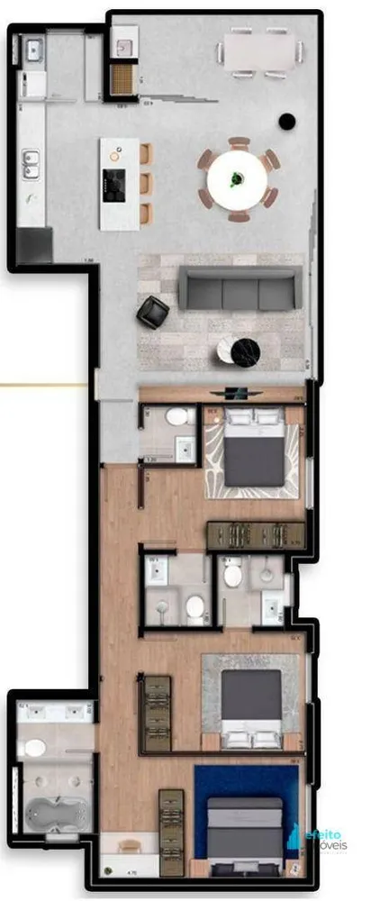 Apartamento, 3 quartos, 115 m² - Foto 2