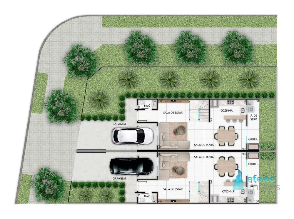 Sobrado, 2 quartos, 90 m² - Foto 3