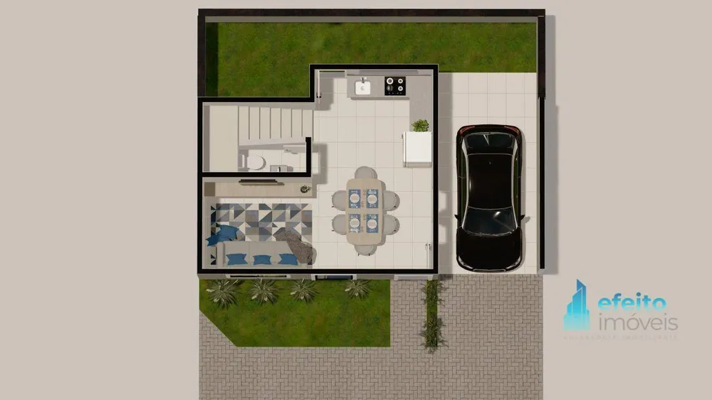 Sobrado, 3 quartos, 75 m² - Foto 3
