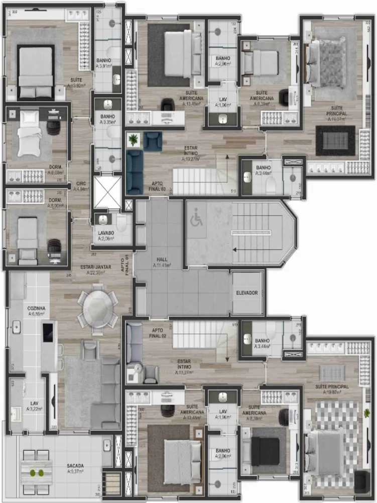 Cobertura, 3 quartos, 145 m² - Foto 5