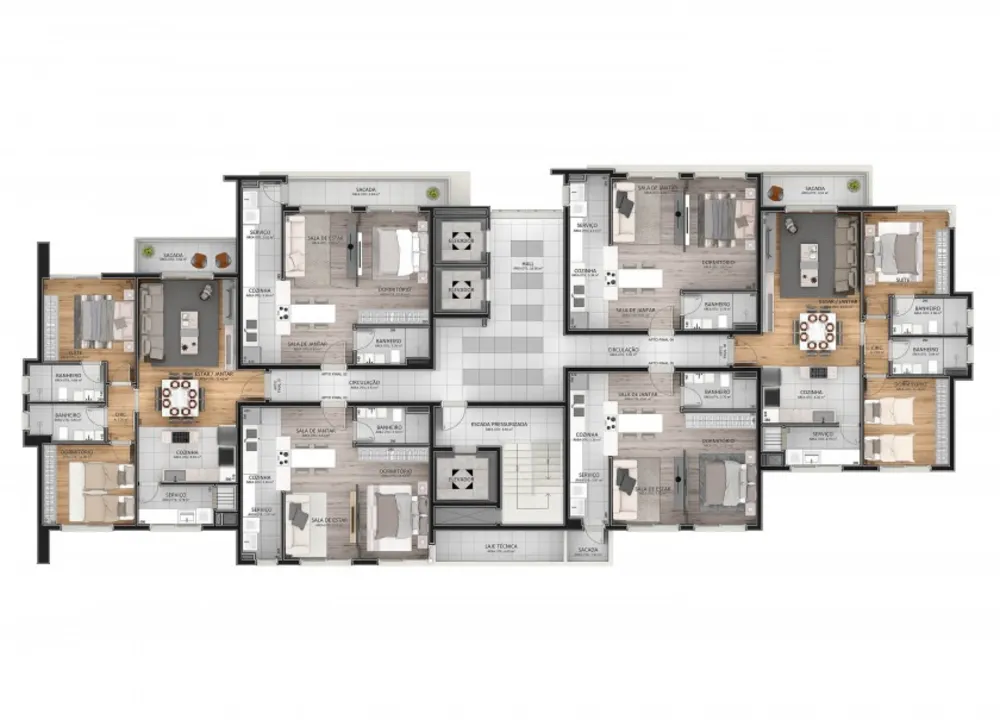 Apartamento, 2 quartos, 58 m² - Foto 4
