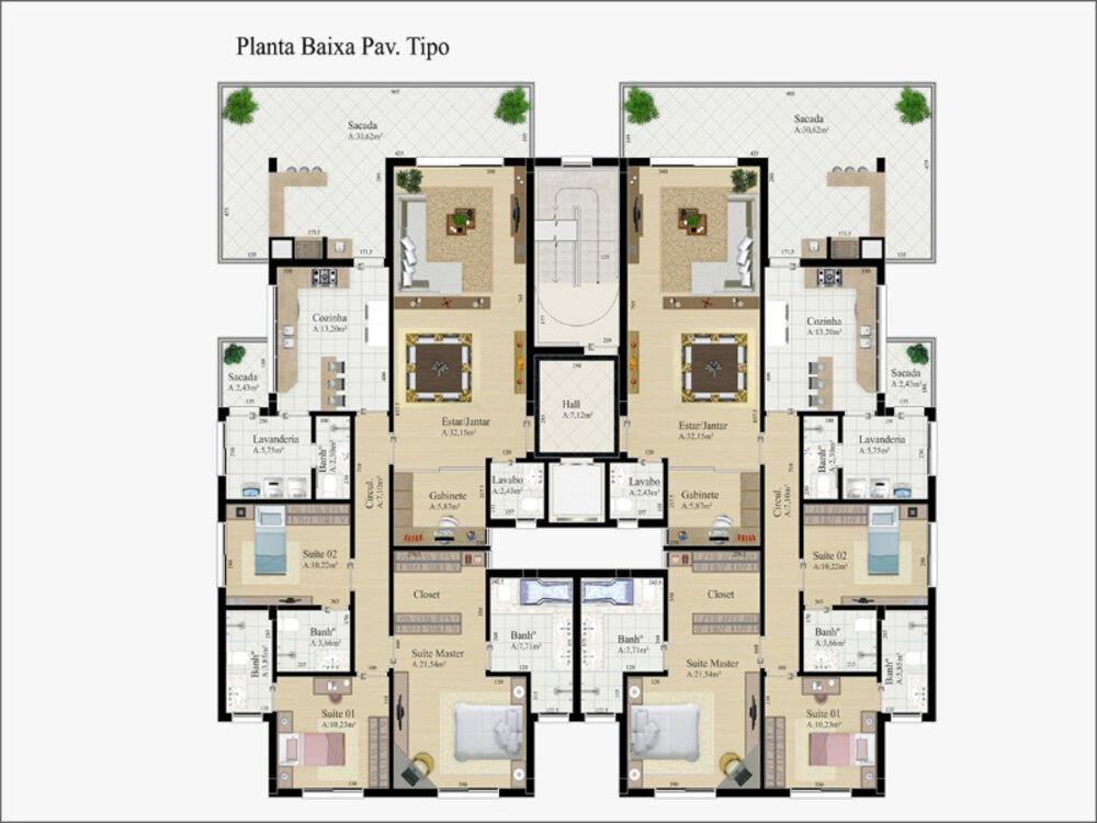 Apartamento, 3 quartos, 184 m² - Foto 35