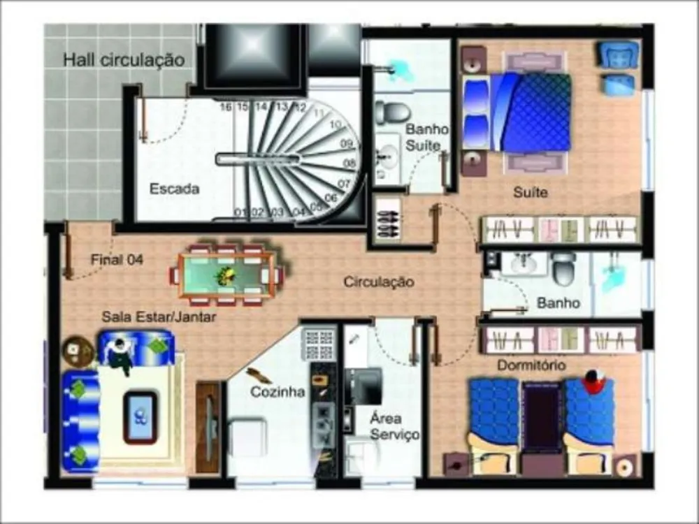 Apartamento, 2 quartos, 79 m² - Foto 2