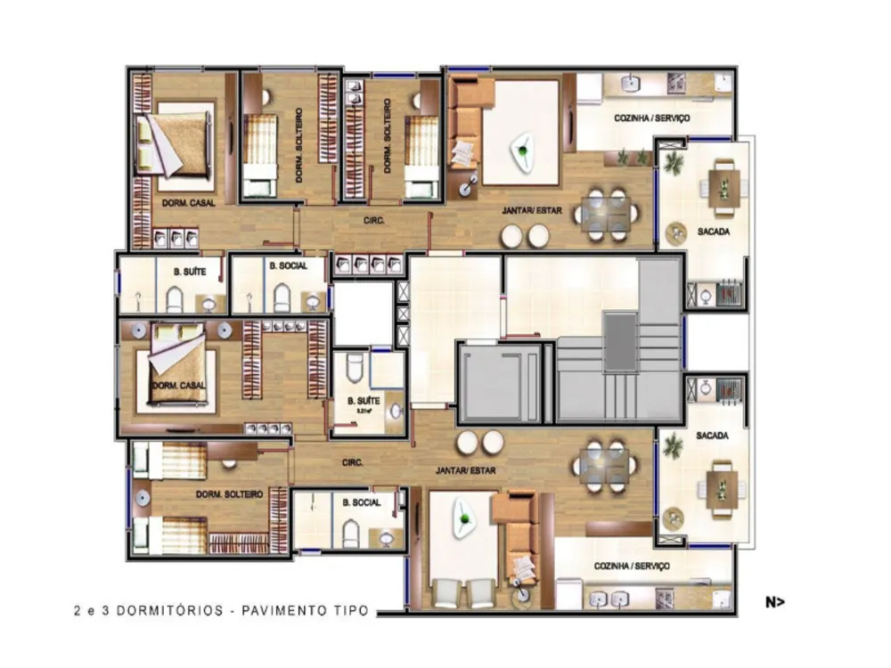 Apartamento, 2 quartos, 86 m² - Foto 8