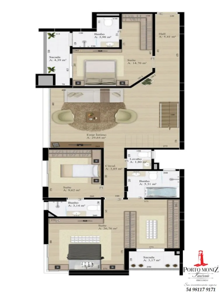 Apartamento, 3 quartos, 135 m² - Foto 6