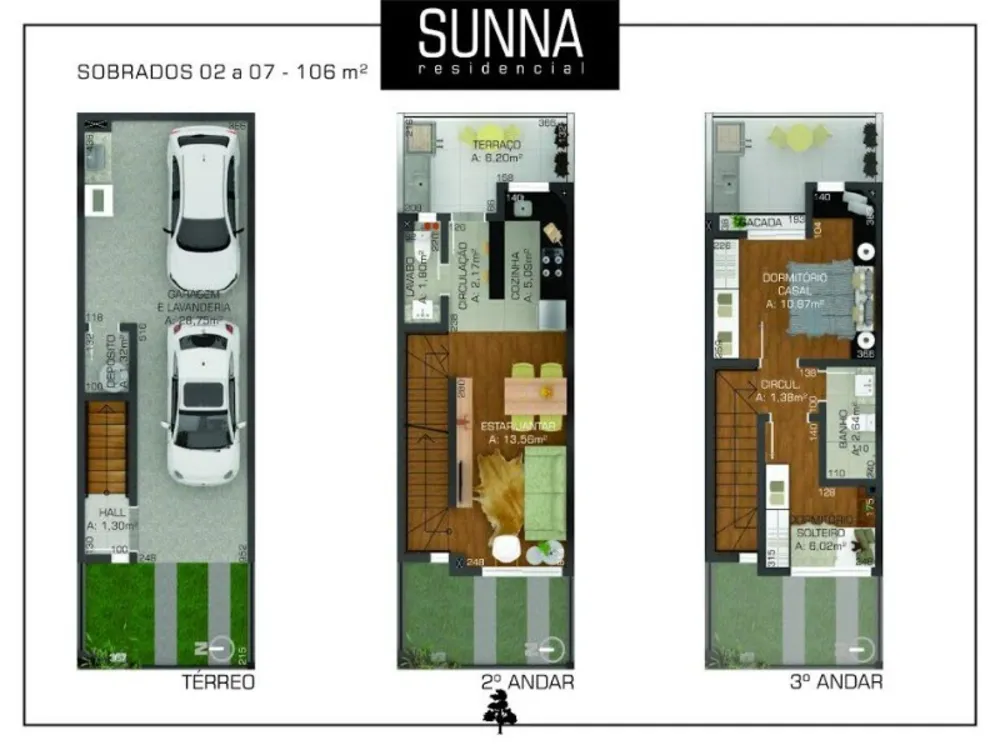 Sobrado, 2 quartos, 106 m² - Foto 7