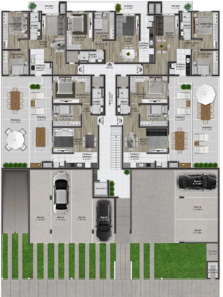 Apartamento, 2 quartos, 61 m² - Foto 2