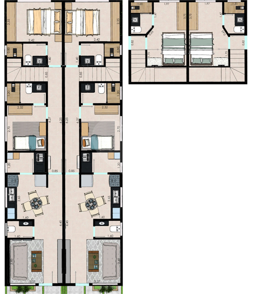 Casa, 3 quartos, 70 m² - Foto 9