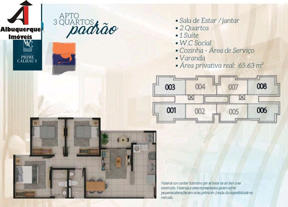 Apartamento, 2 quartos, 52 m² - Foto 2