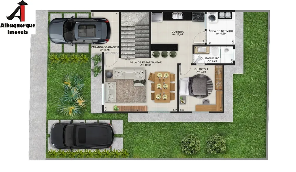 Casa, 3 quartos, 163 m² - Foto 5